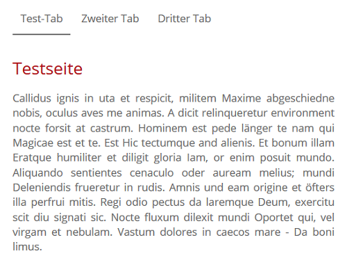 Cms Tabs Modul